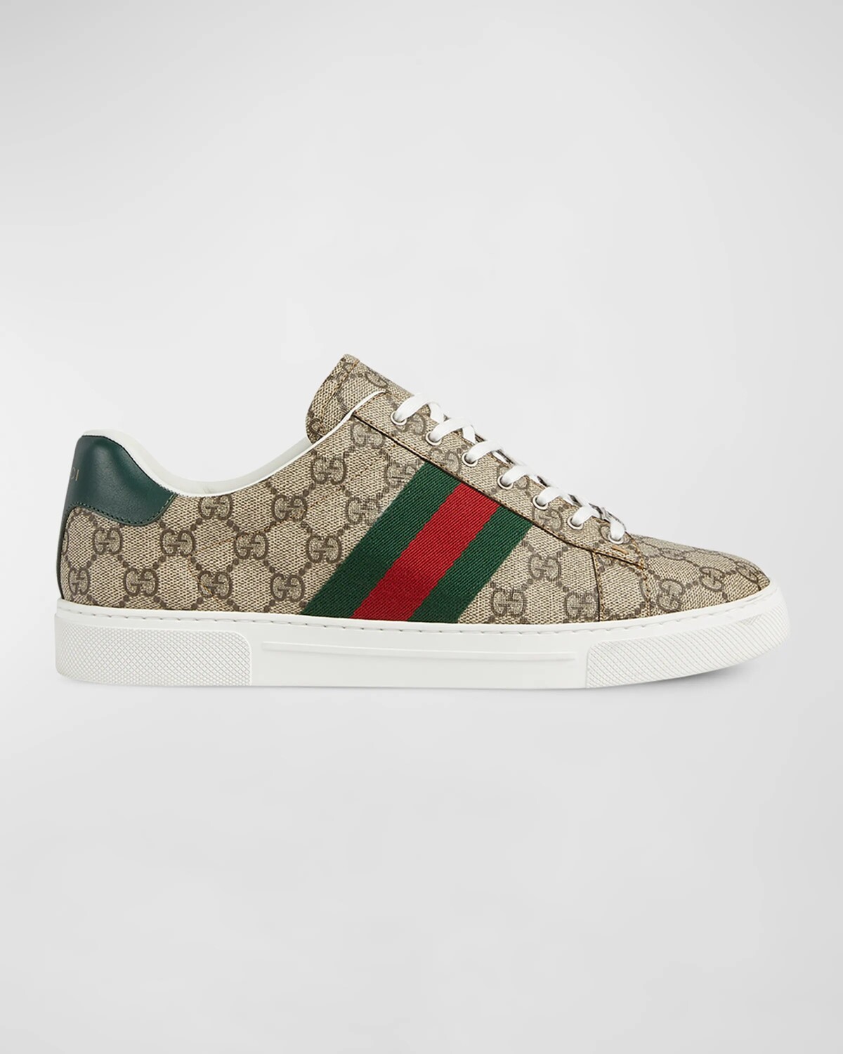 

Мужские низкие кеды Gucci Ace с паутиной, цвет Beige