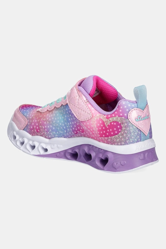 Детские кроссовки Flutter Heart Lights Skechers, розовый — фото 3