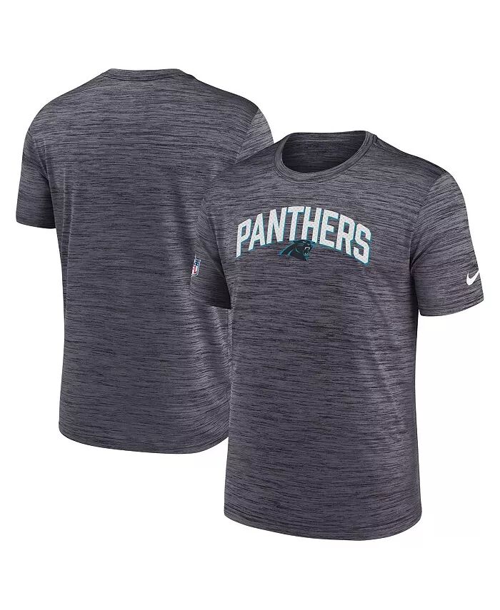 

Мужская черная футболка Carolina Panthers Sideline Velocity Athletic Stack Performance Nike