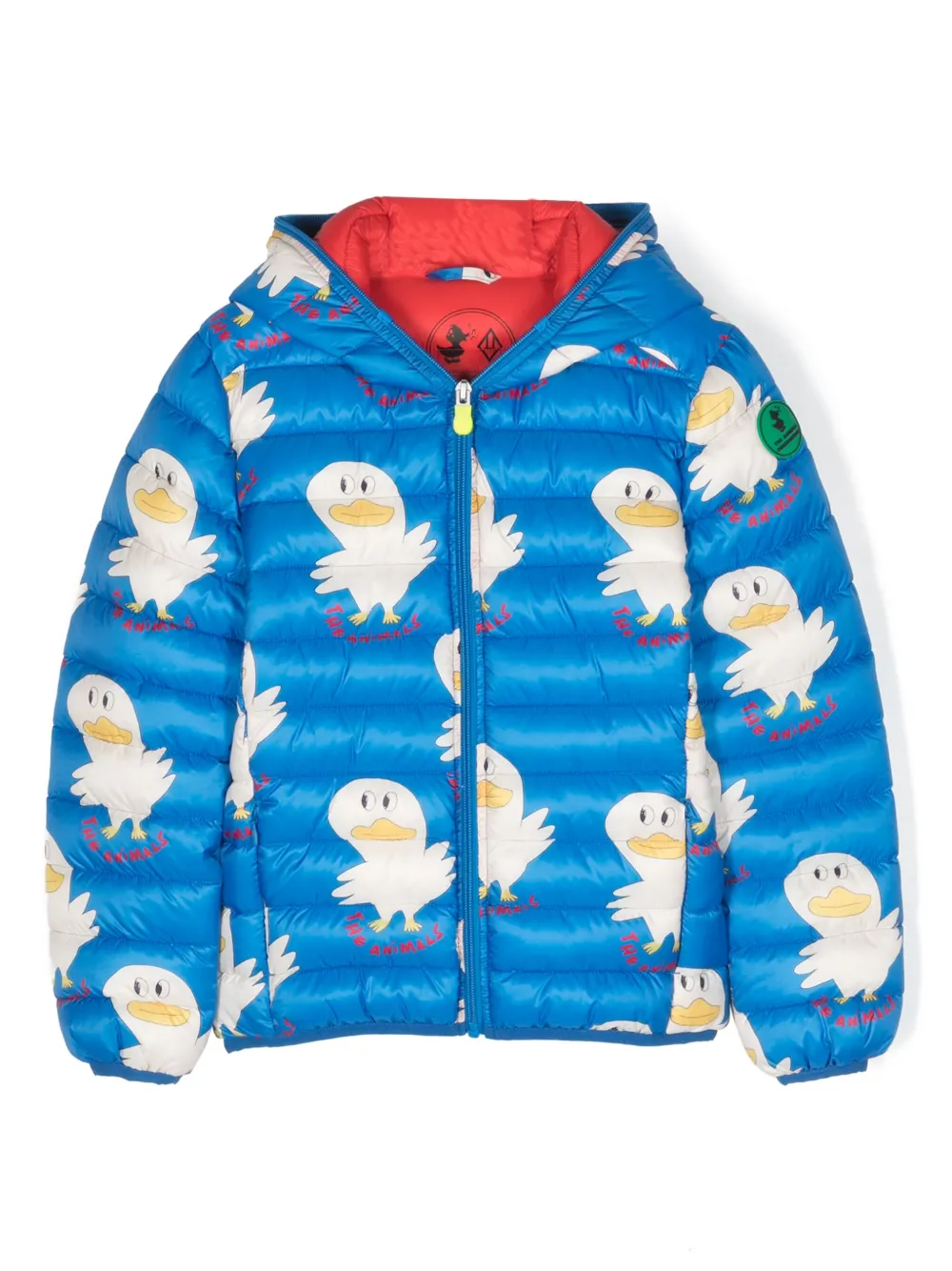 

Пуховик из коллаборации с Save the Duck The Animals Observatory, синий