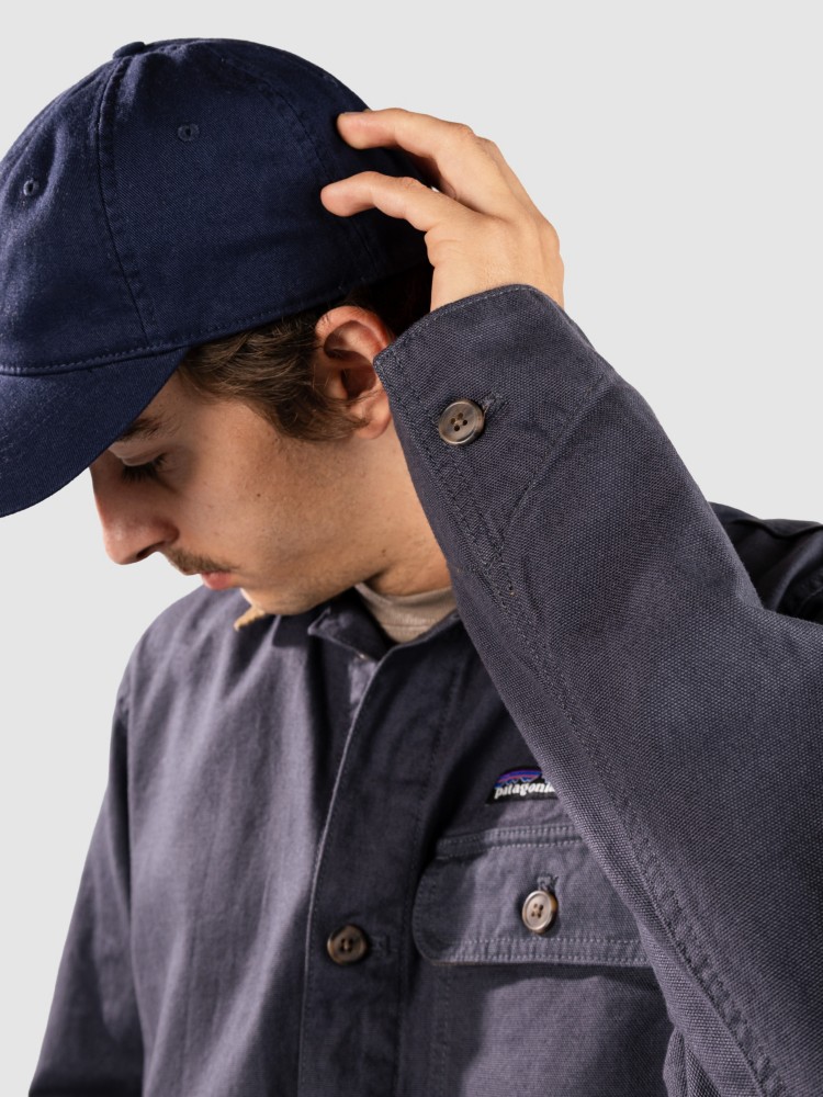 Зимняя куртка Patagonia Point Reyes Canvas Jacke, smolder blue — фото 3