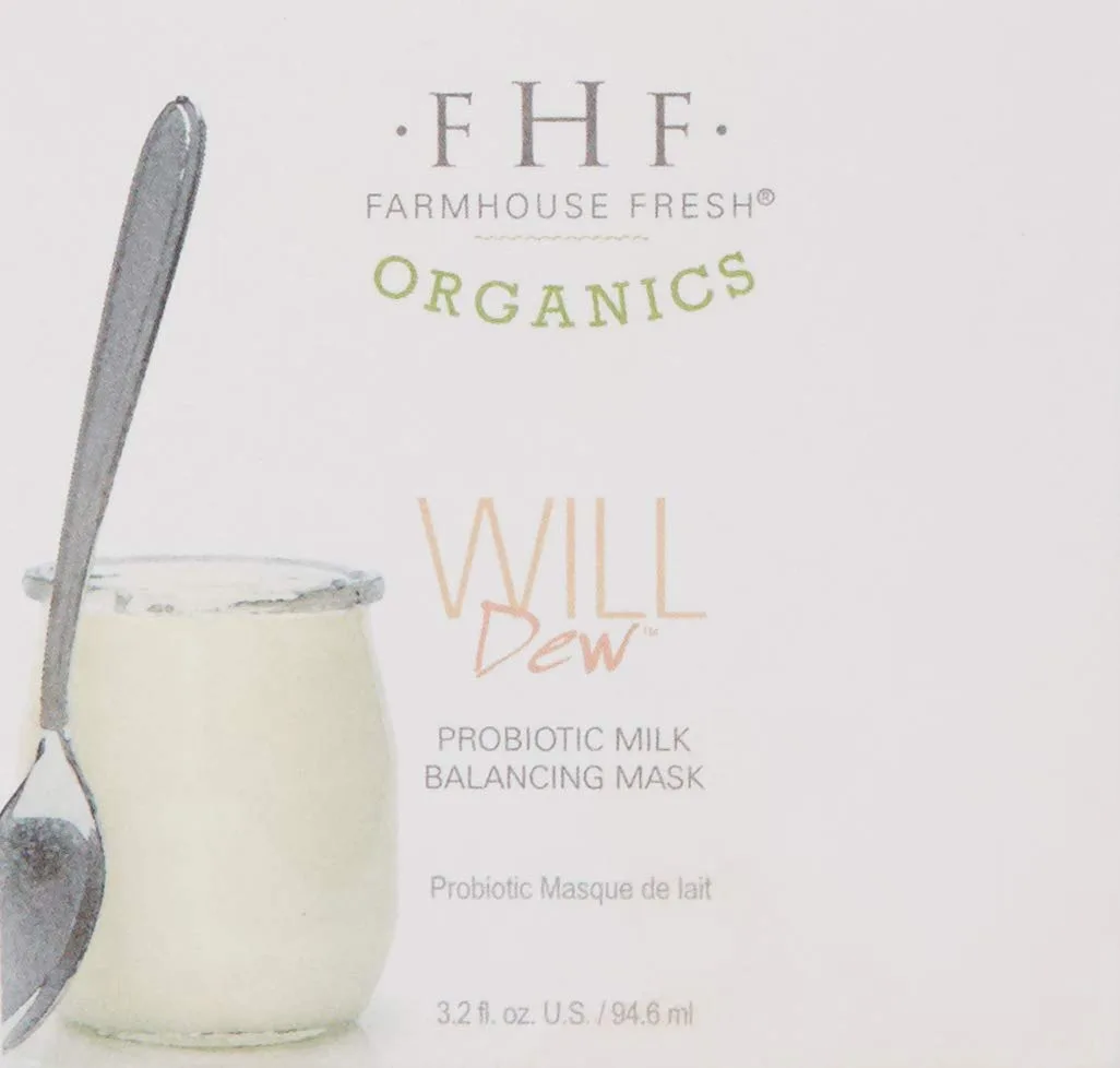 Маска для лица Farmhouse Fresh — Will Dew с пробиотическим молочным балансом, ,2 жидких унции. ( .), 94.6 мл — фото 2