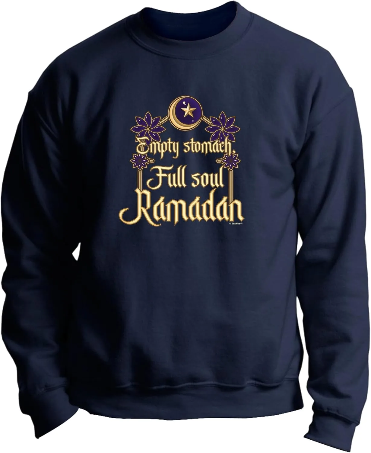 

Футболка с длинным рукавом Empty Stomach Full Soul Ramadan ThisWear