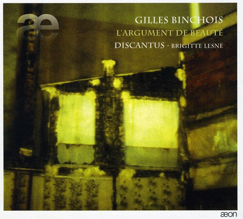 

CD диск Binchois / Discantus / Lesne: Argument of Beauty
