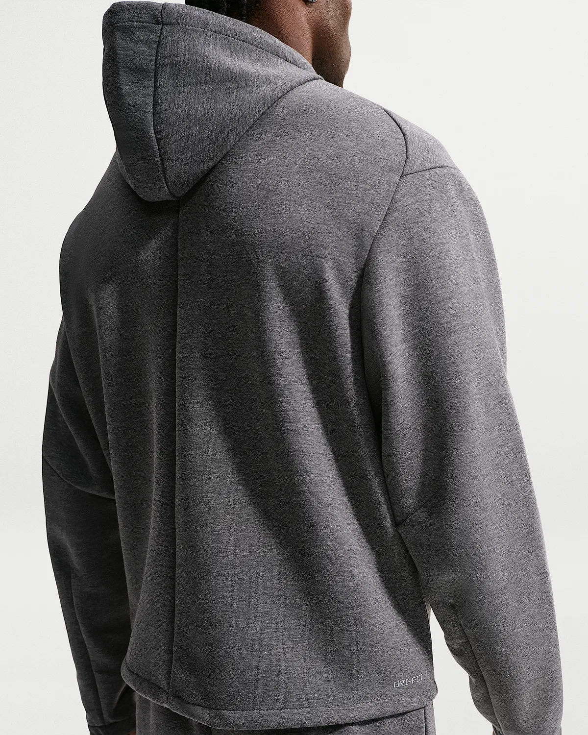 Мужская баскетбольная худи Nike Dri-FIT Kobe, Black Heather/Black — фото 2