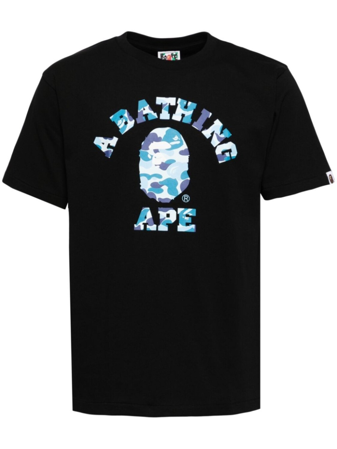 

A BATHING APE футболка с логотипом, черный