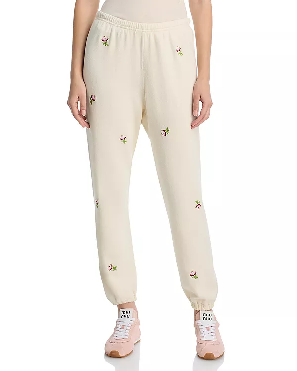 

Спортивные штаны с розовым рисунком на стадионе The Great., белый