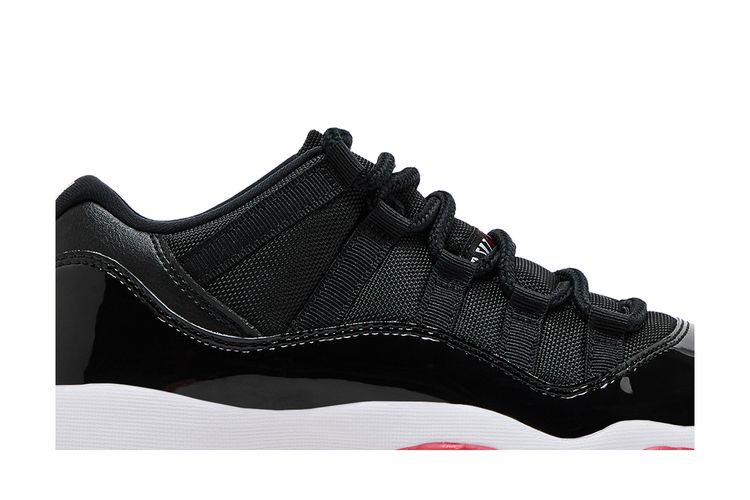 Кроссовки Air Jordan 11 Retro Low GS 'Bred' 2025, черный — фото 2