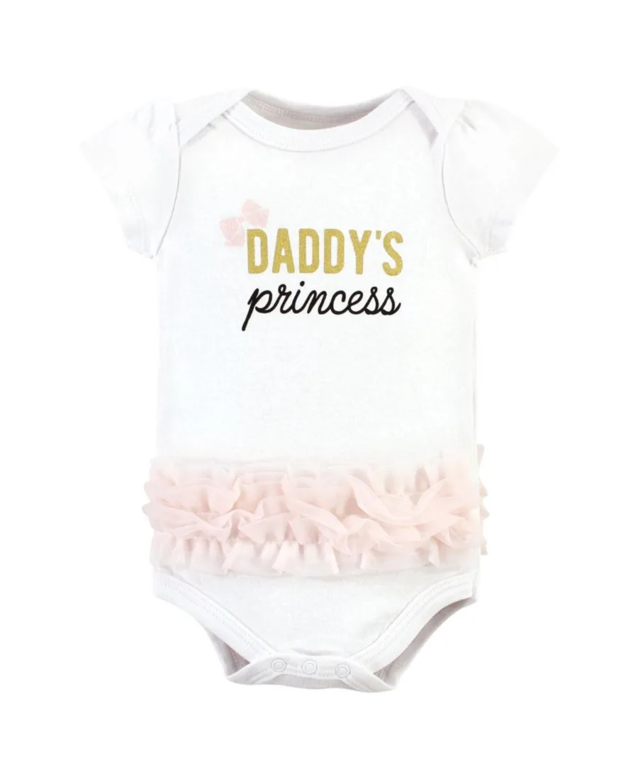 Комплект из 3 хлопковых боди Hudson Baby, Daddys Princess Tutu — фото 2