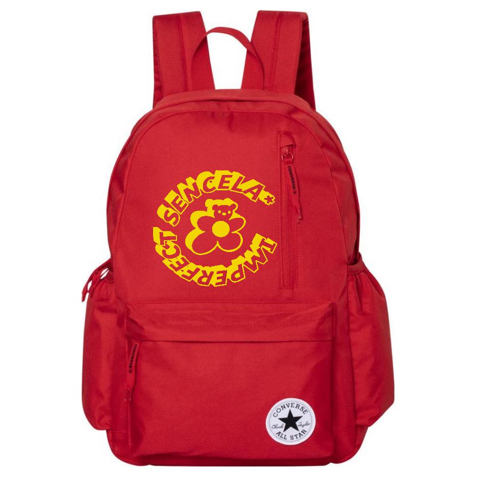 

Converse Полиэстеровый рюкзак унисекс красный, Three-dimensional bears