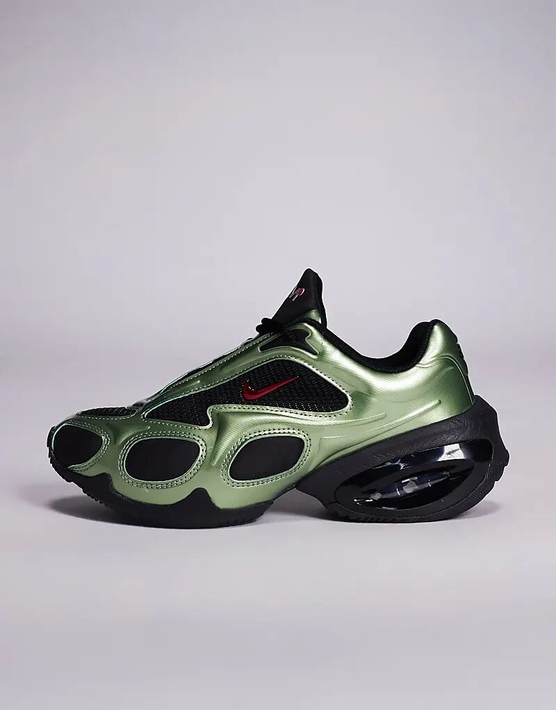 Кроссовки унисекс Nike Air Max Muse зеленого и черного цветов — фото 2