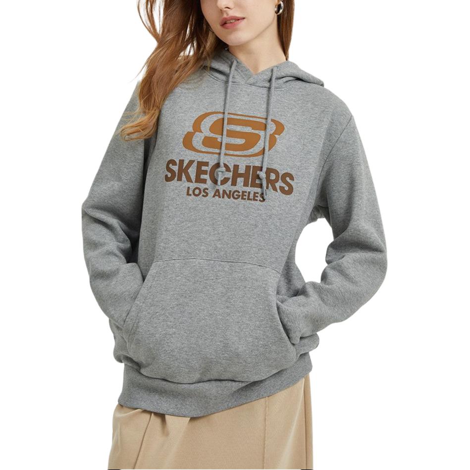 

Яркий свитшот унисекс Medium Heather Gray Skechers, Medium Heather Gray/004F