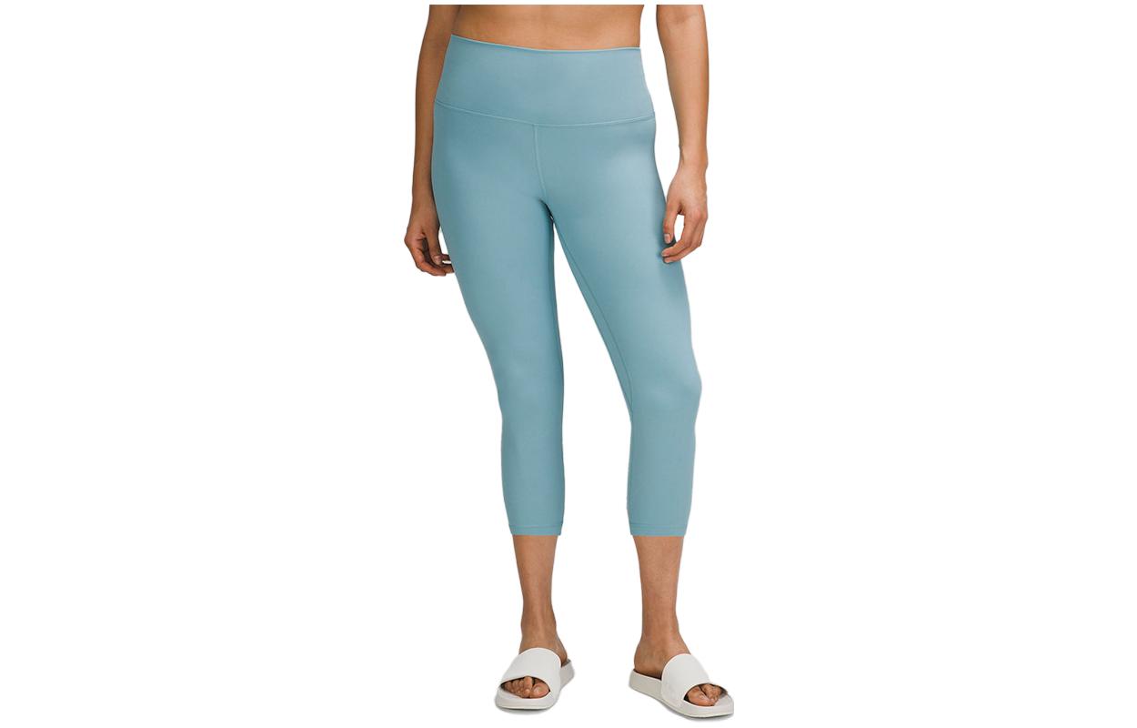 

Футболка Align Yoga Pants 21' Women's Lululemon, цвет Pool Party Blue/POOL