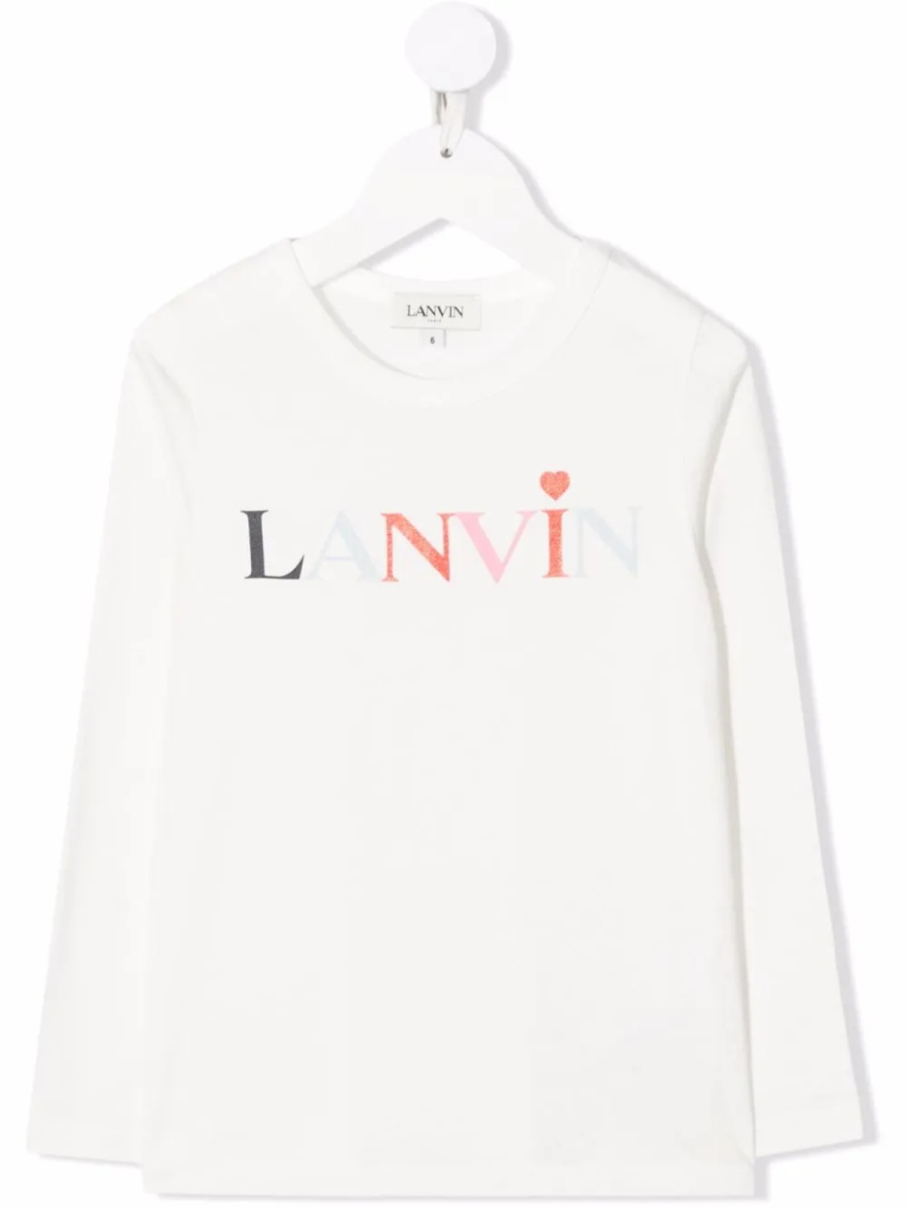 

Lanvin Enfant футболка с логотипом, белый