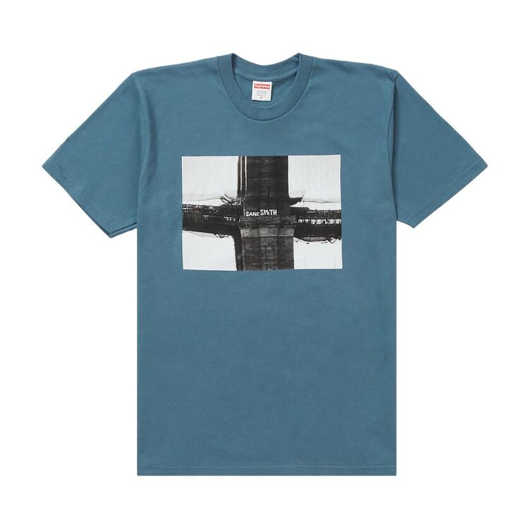 

Футболка Supreme Bridge Tee Slate, синий