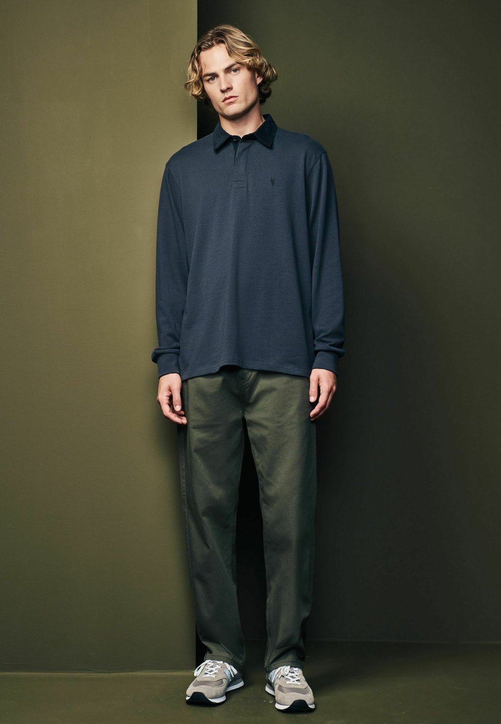 

Рубашка поло LONG SLEEVE RUGBY Next, серый