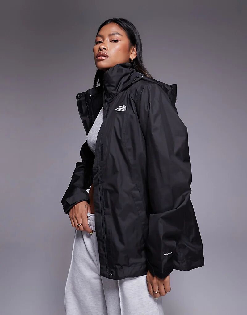 

Куртка North Face Evolve ii triclimate 3-в-1 в цвете tnf black