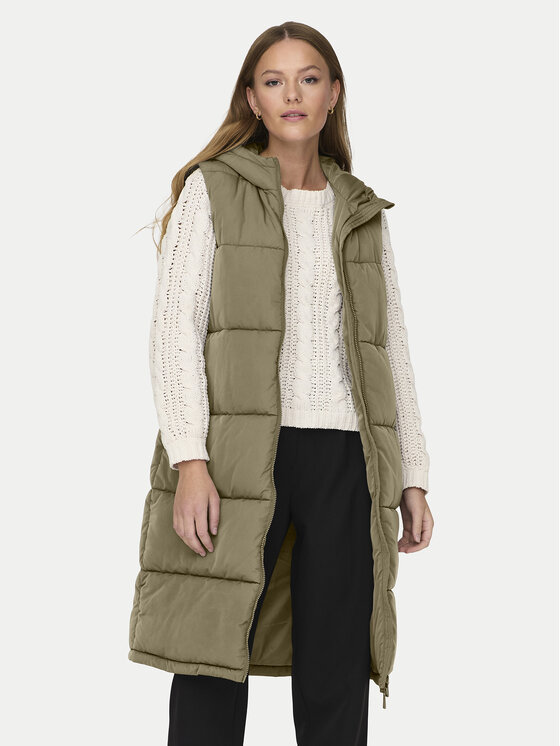 

Утепленный жилет regular fit Alina 15241995 Only, зелёный