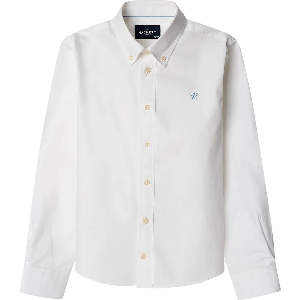 

Рубашка Hackett Washed Oxford, белый