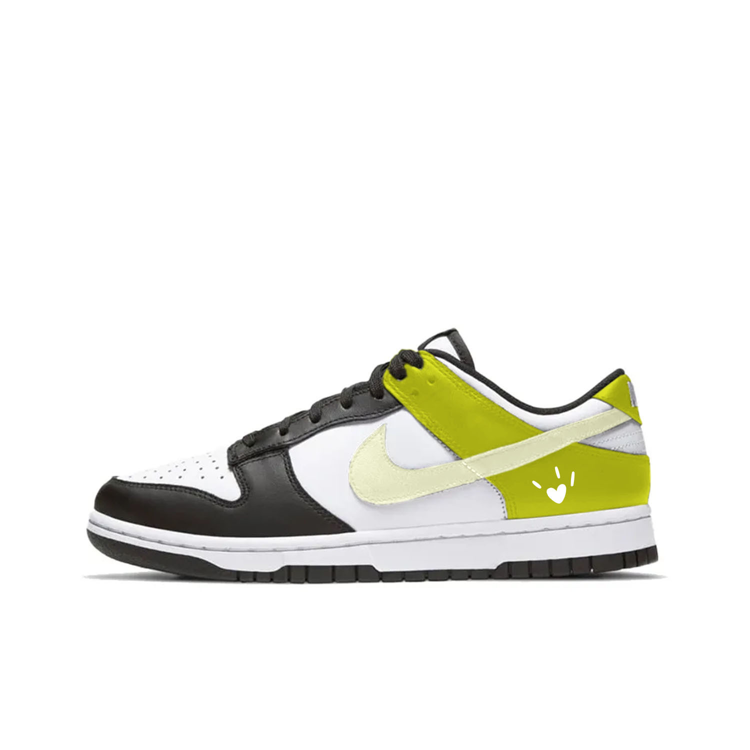 

Кроссовки для скейтбординга Dunk Abrasion Resistant Low top Unisex Green Grape Nike, черный