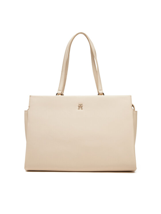 

Сумочка Th Legacy Tote AW0AW17197 Tommy Hilfiger, экрю, Белый, Сумочка Th Legacy Tote AW0AW17197 Tommy Hilfiger, экрю