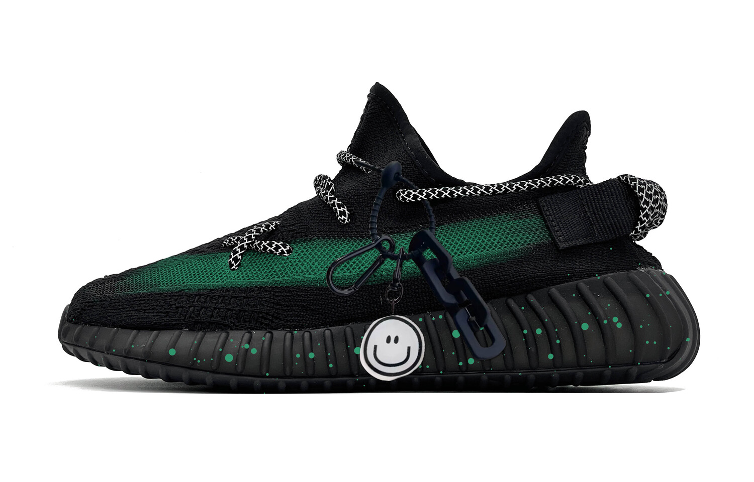 

Adidas Originals Yeezy Boost 350 V2 низкие повседневные кроссовки унисекс черные, цвет Black