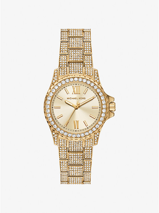 

Мини-Часы Everest Pavé в золотистом оттенке Michael Kors, золотой