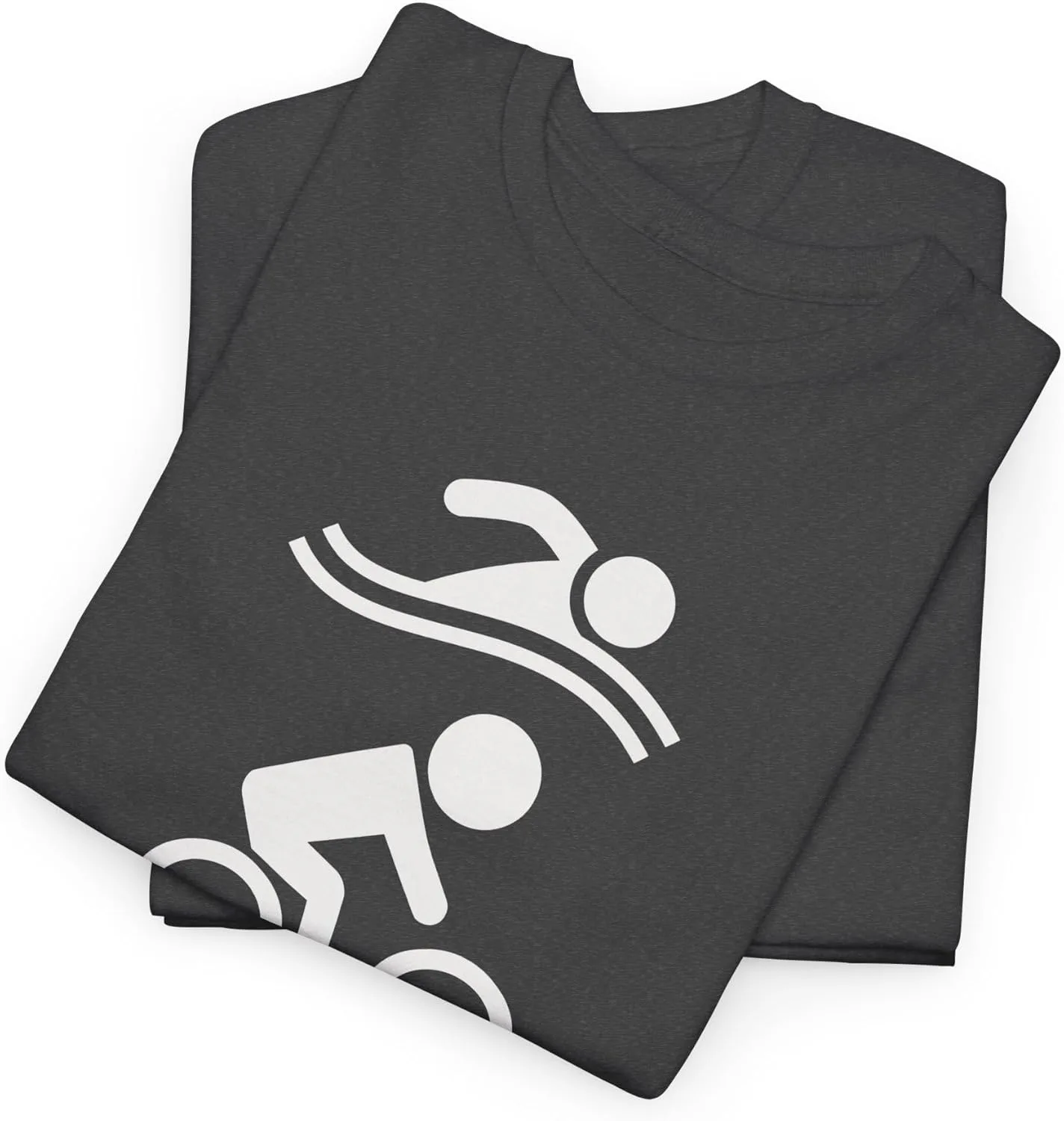 Футболка Unisex Heavy Cotton для триатлона Swim Bike Run — фото 3