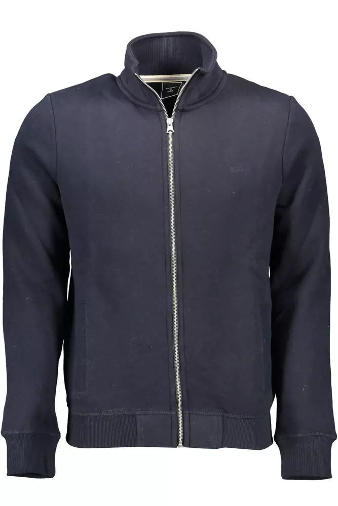 

Синий хлопковый мужской свитер Superdry.