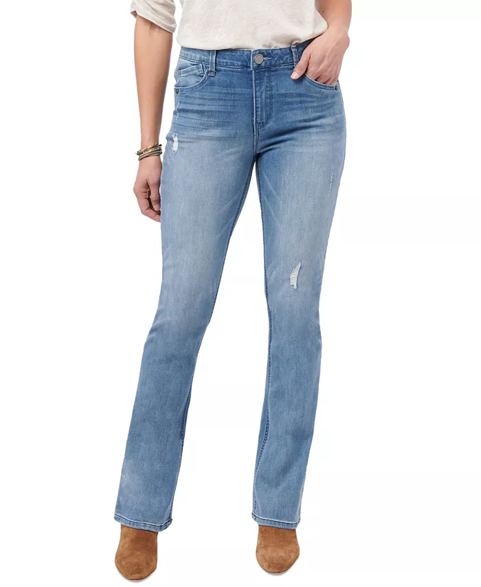 

Узкие джинсы Petite AbSolution с высокой посадкой и расклешенными штанинами Democracy, синий