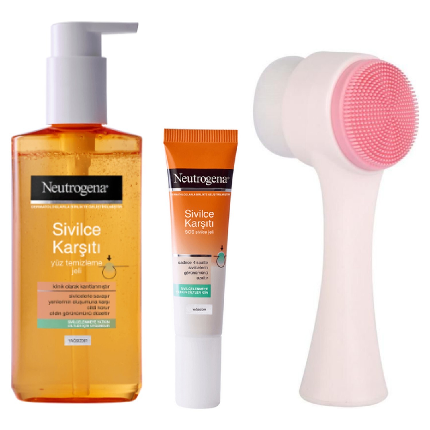 

Кисть для очищения лица Neutrogena Set and Powder