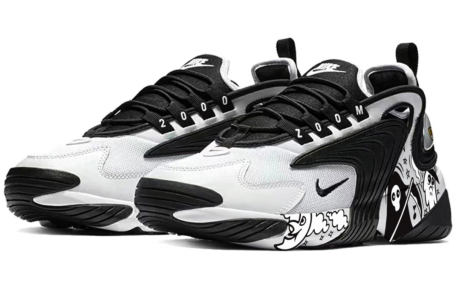 Кроссовки Zoom 2K унисекс с низким верхом белые Nike — фото 3