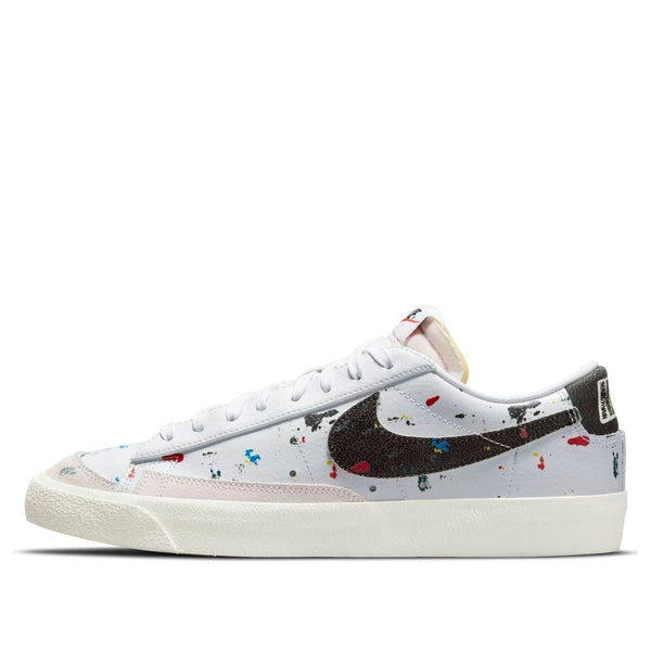 

Кроссовки blazer low '77 'paint splatter' Nike, белый