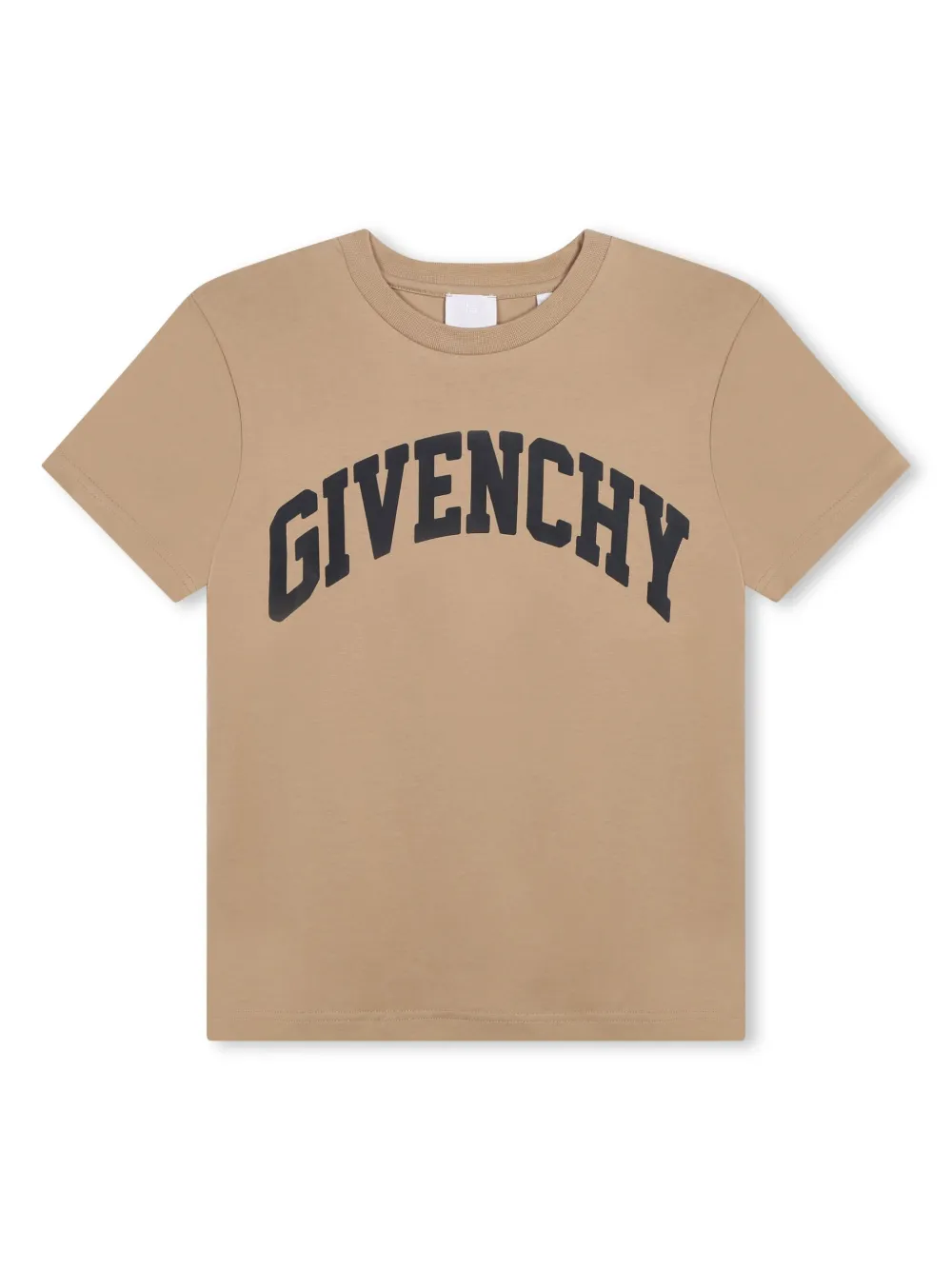 

Футболка из органического хлопка с логотипом Givenchy Kids, нейтральный