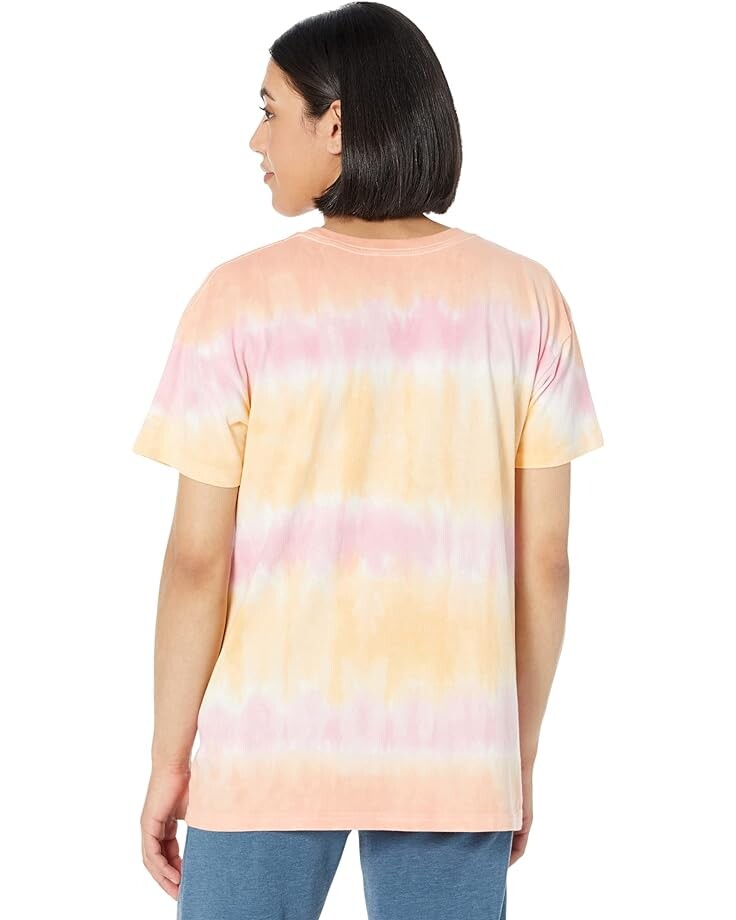 

Футболка Rip Curl Salty Sea Tie-Dye Short Sleeve Tee, розовый