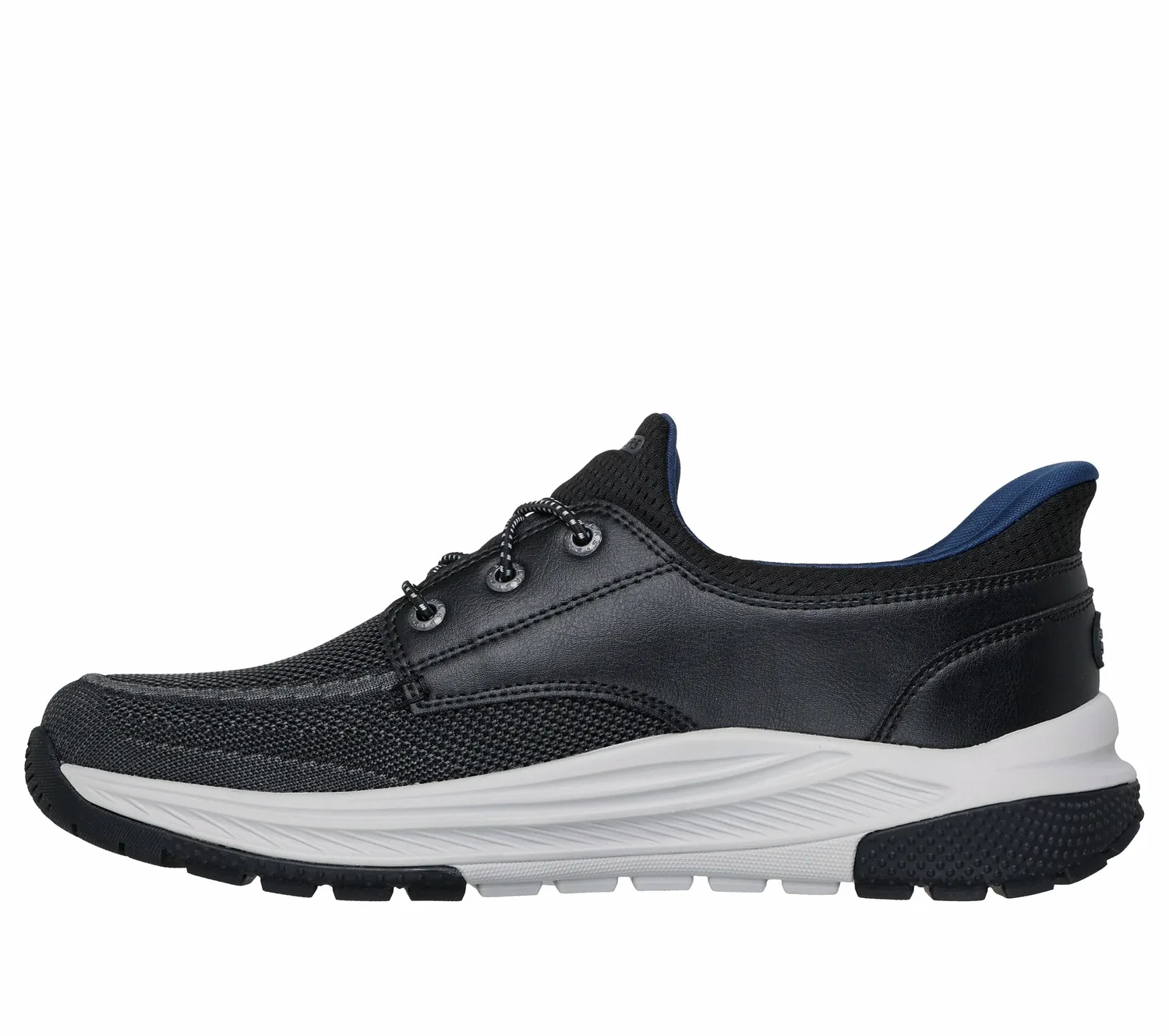 Слипоны, свободный крой: Meroe - Alden, свободный носок Skechers, BLK — фото 4
