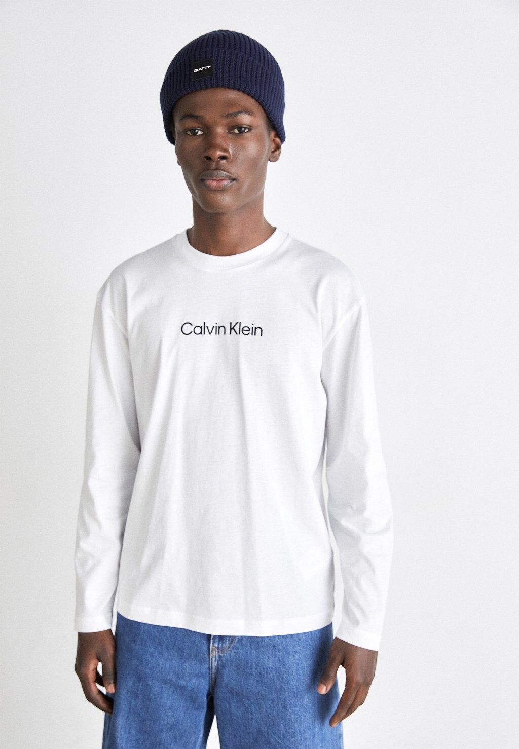 

футболка с длинным рукавом Hero Logo Calvin Klein, цвет bright white