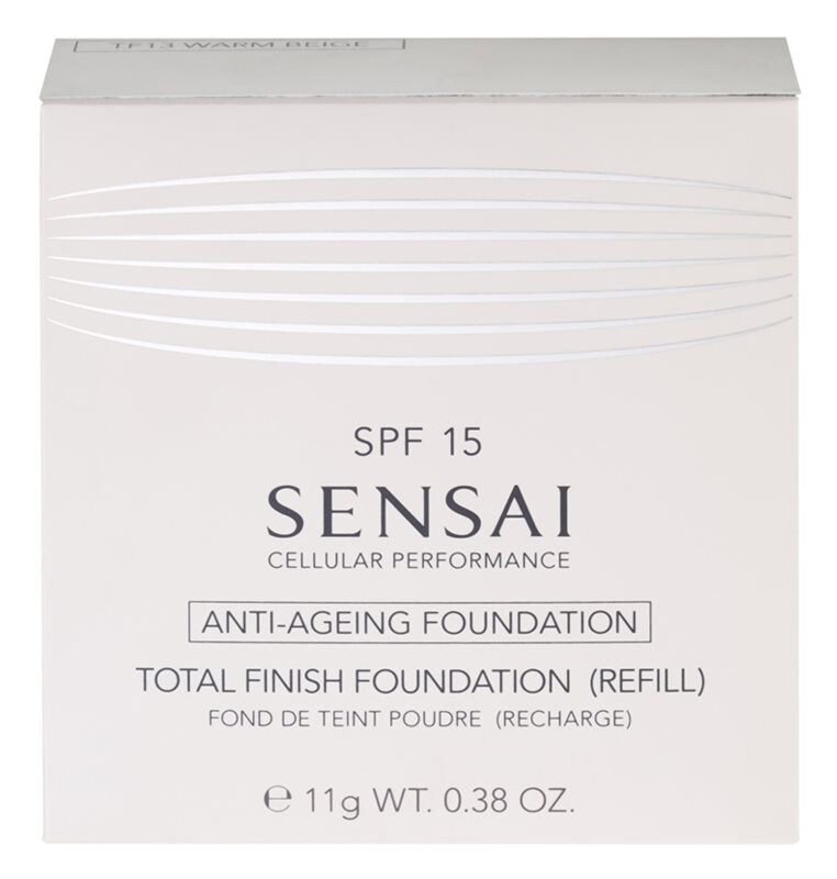 

Компактная порошковая начинка против морщин Sensai Cellular Performance Cream Foundation, оттенок TF13 Warm Beige SPF 15 11 г