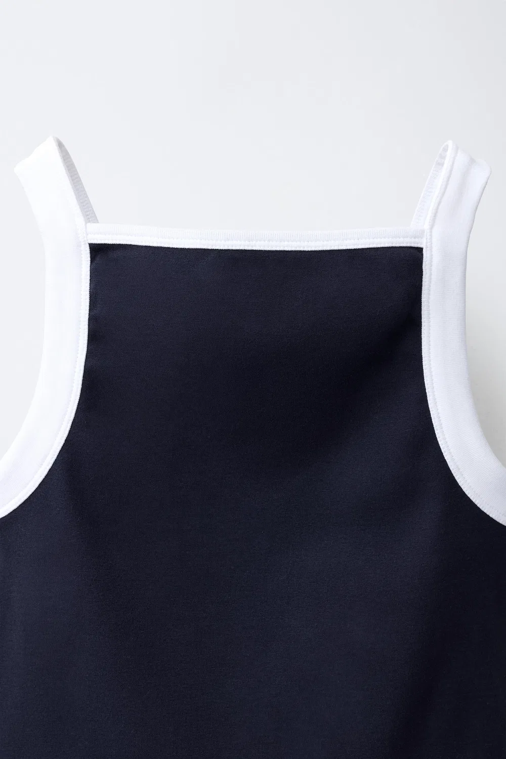 Топ с французским принтом ZARA, Navy Blue — фото 4