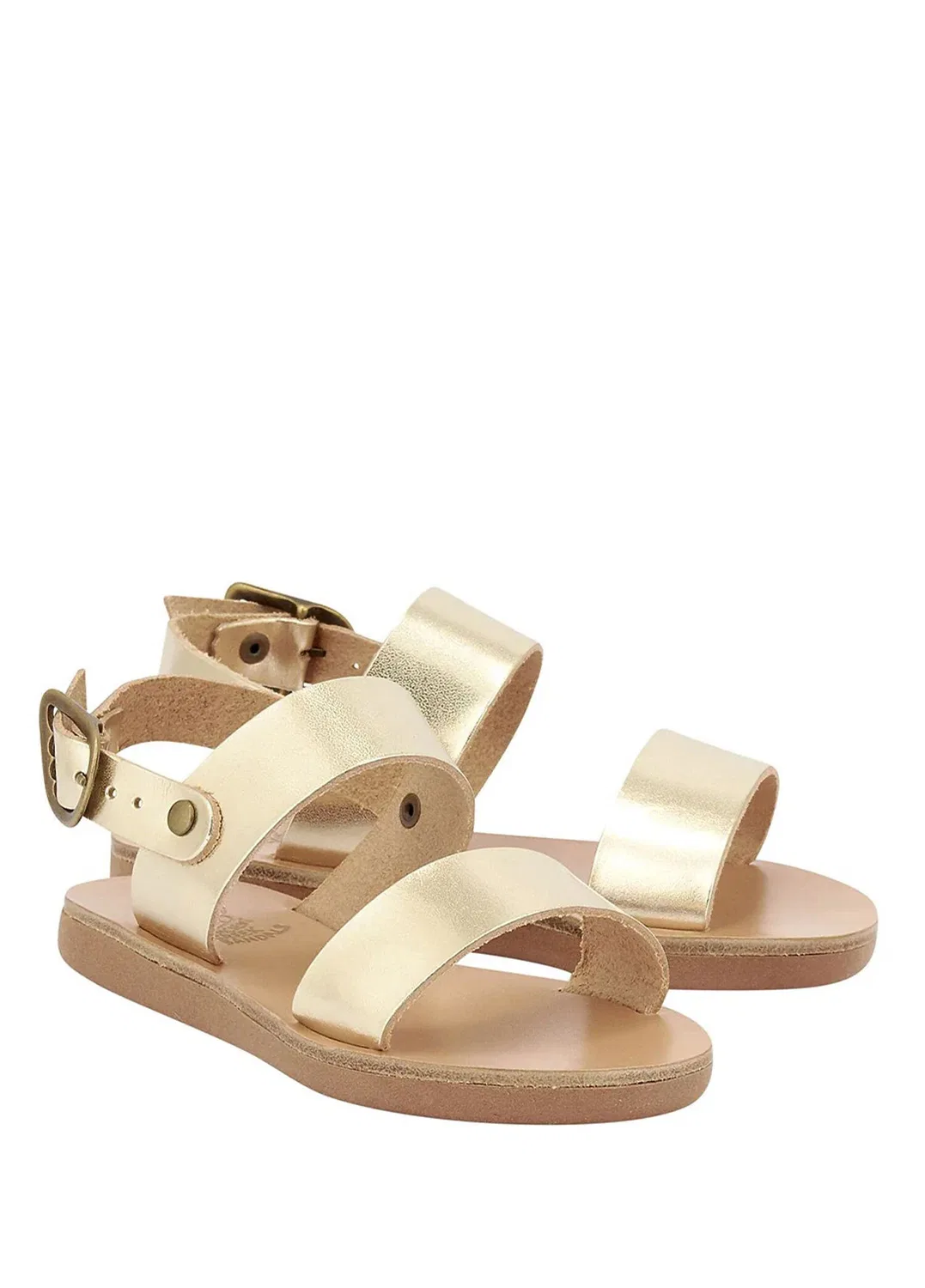 Сандалии детские Ancient Greek Sandals Little Clio, Gold — фото 2