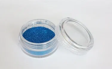 No brand Пудра Iridescent Glitter Blue Fengda, 10 мл