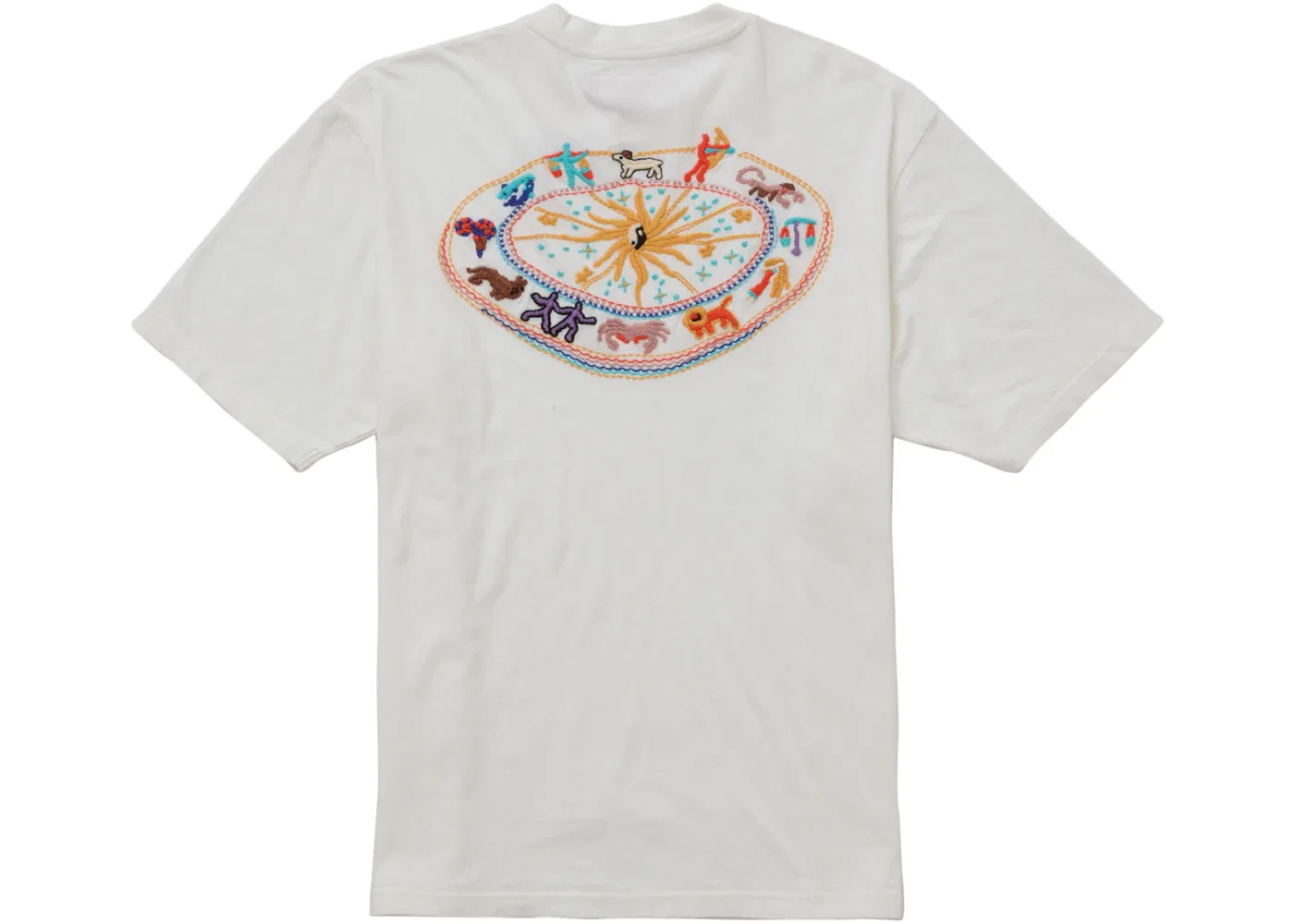 Мужская футболка с принтом Supreme Zodiac S/S Top, White