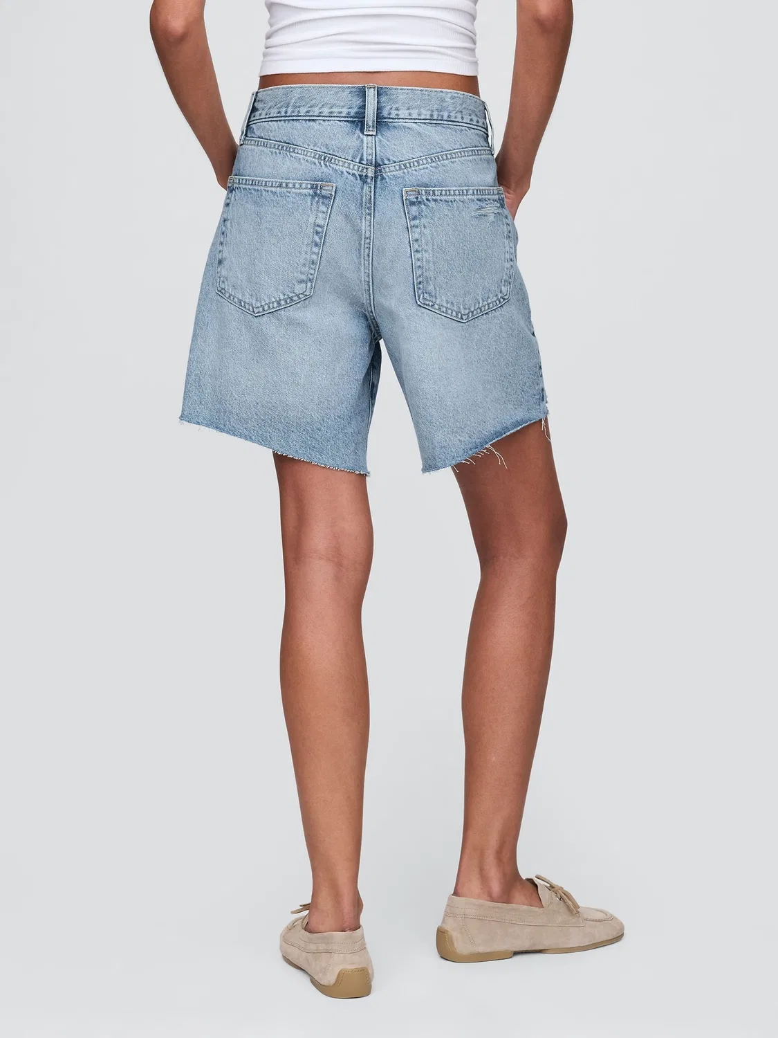 Шорты джинсовые свободные '90s Loose Gap, Medium wash — фото 2