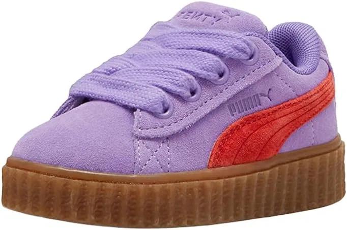 Детские кроссовки для девочек с шнуровкой Fenty X Creeper Phatty PUMA, Purple — фото 2