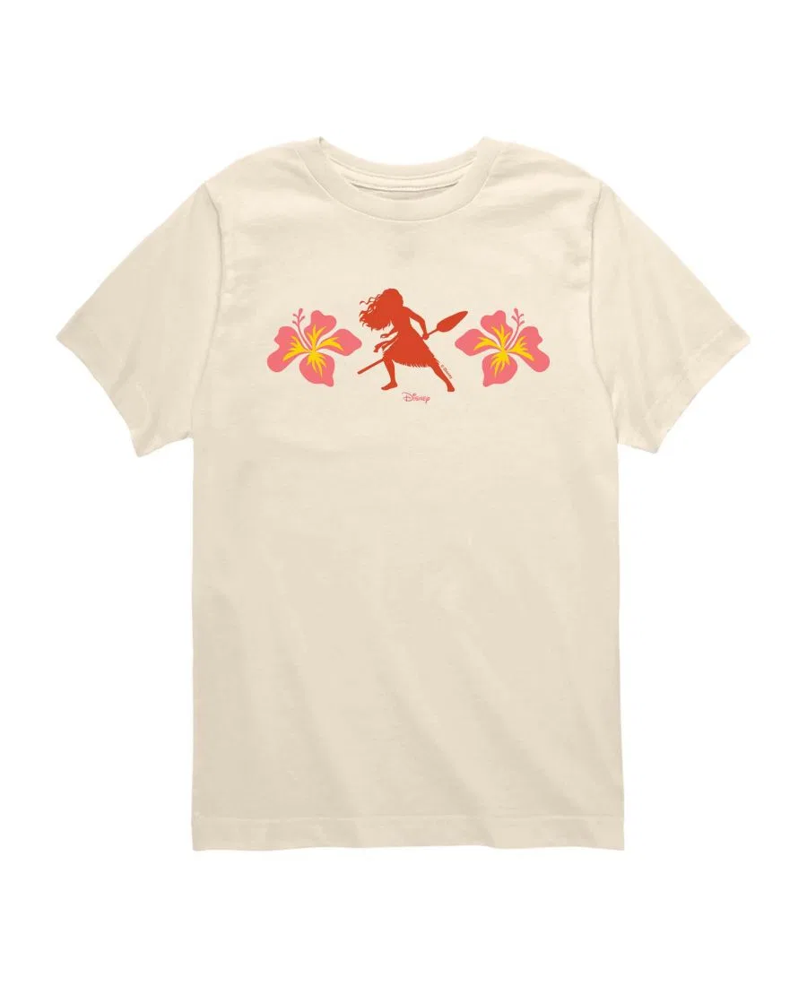 Футболка с коротким рукавом и принтом Moana, Montanui Hibiscus Floral, Cream