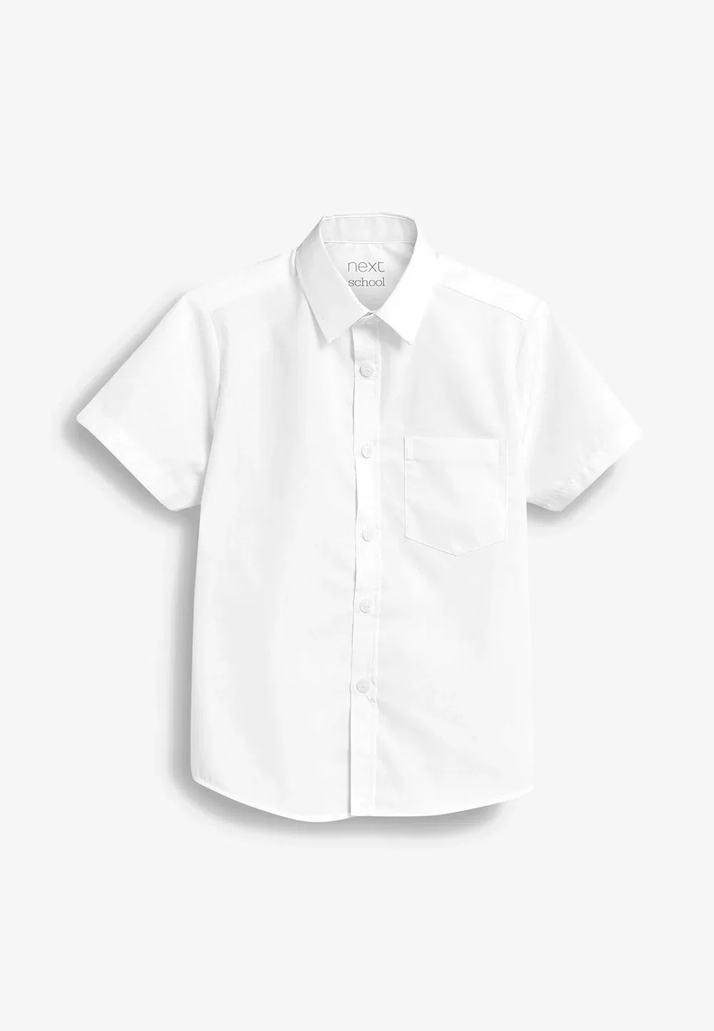 Комплект из 2 рубашек с коротким рукавом на липучках Next, White — фото 2
