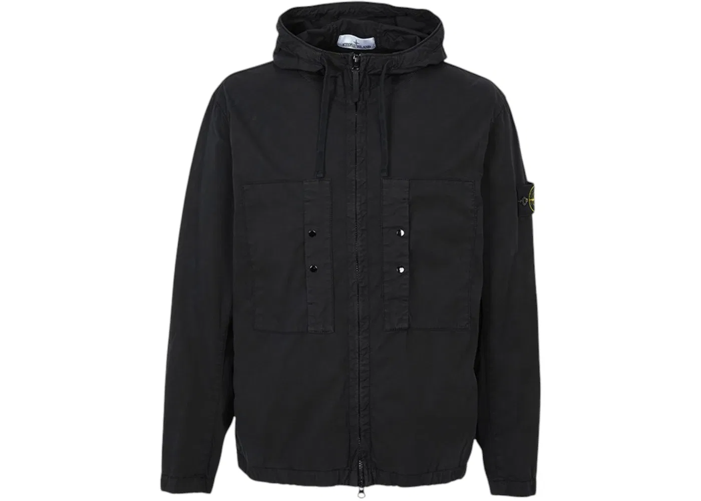 Мужская куртка из супима-хлопка твил Stretch-TC Stone Island, Black
