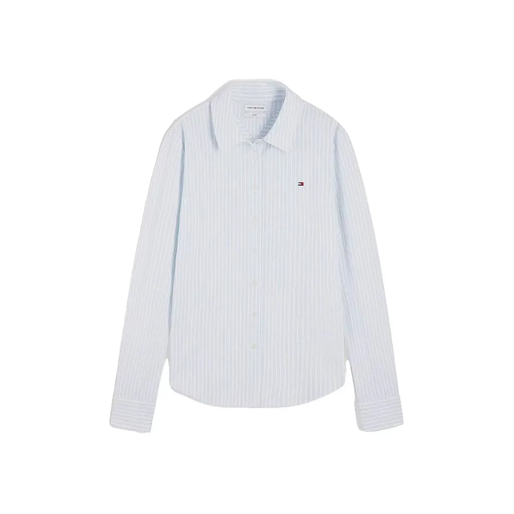 Женская рубашка с длинным рукавом Tommy hilfiger 1985 Slim Fit, Blue — фото 3