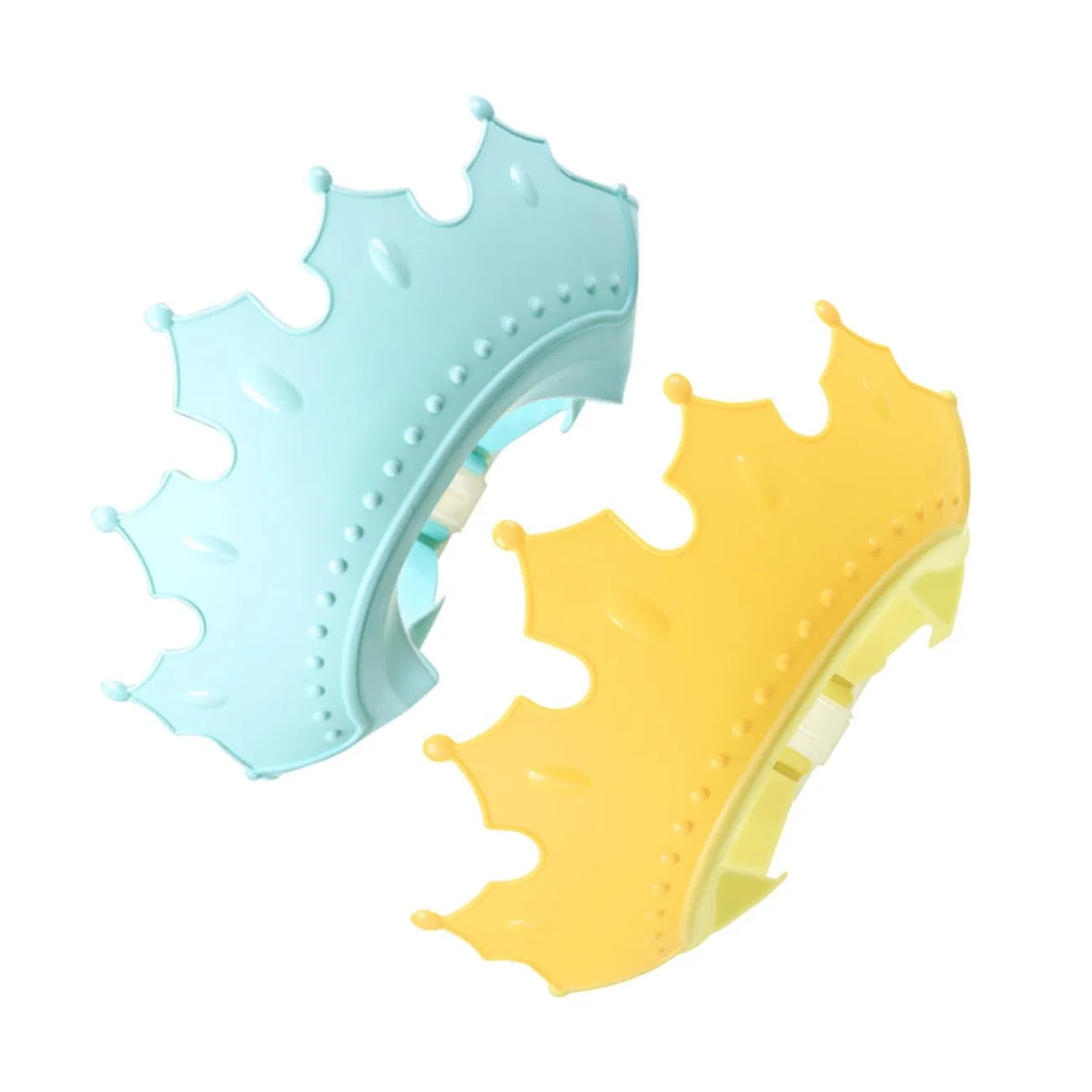 No brand Детская шапочка для душа из силикона, 2 шт, Yellow Green