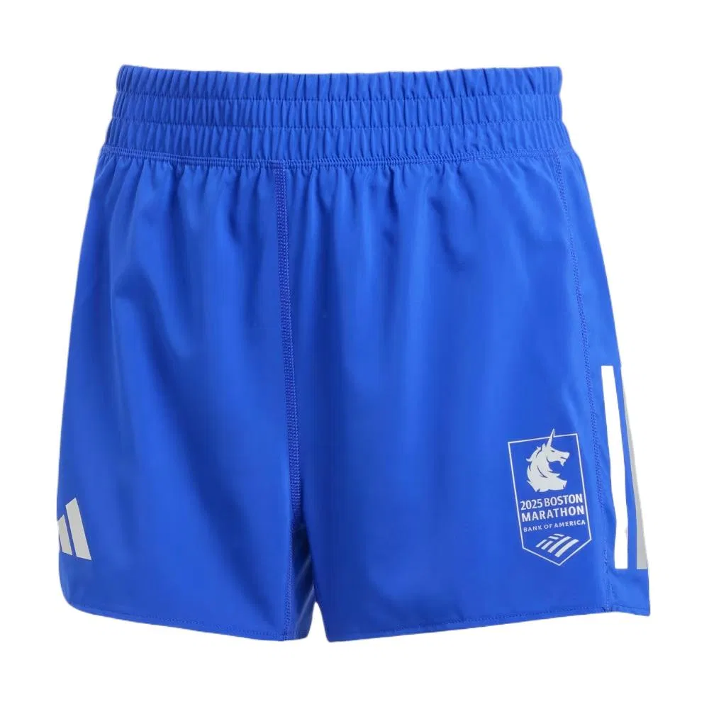 Женские шорты с принтом Own The Run Boston Marathon 2025 Adidas, Blue